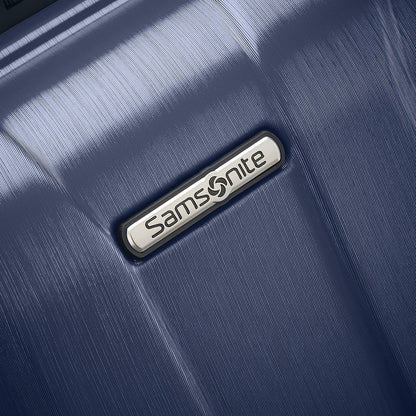 Samsonite Centric 2 Hardside Expandable Luggage with Spinner Wheels, True Navy, Checked-Large 28-Inch