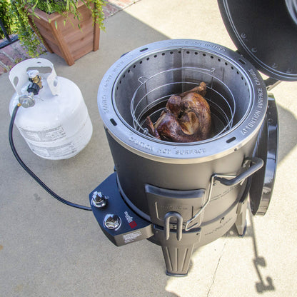 Charbroil The Big Easy® TRU-Infrared 3-in-1 Smoker, Roaster & Gas Grill, Black - 14101550
