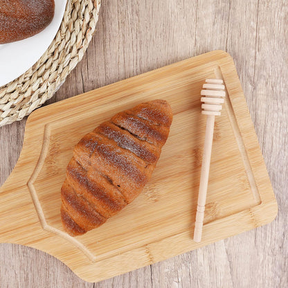 Wooden Honey Mixing Stirrer - Honey Dipper Sticks Honey Spoon