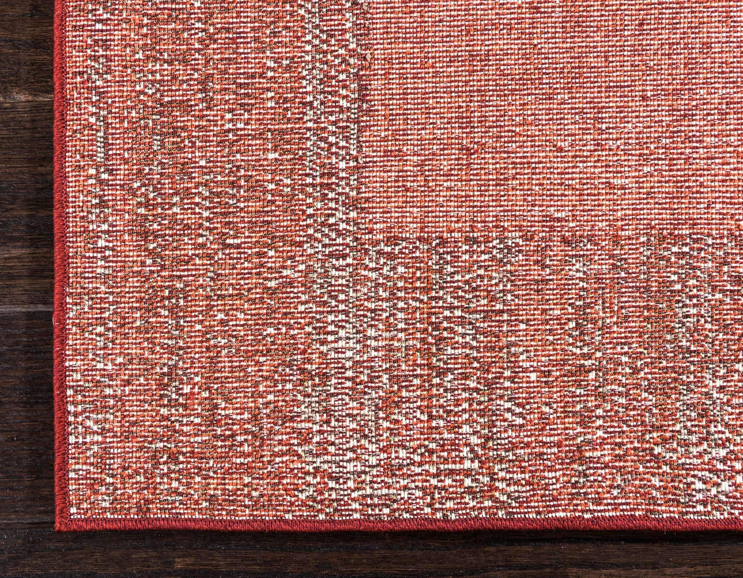 Unique Loom Del Mar Collection Area Rug - Abigail (10' x 13' Rectangle, Terracotta/ Red)