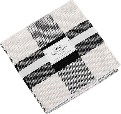 Buffalo Plaid Rug - Black and White Checkered Outdoor Rug, Washable 24x36 Inches