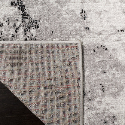 SAFAVIEH Skyler Collection Area Rug - 10' x 14', Grey & Ivory, Modern Abstract Design, Non-Shedding & Easy Care, Ideal for High Traffic Areas in Living Room, Bedroom (SKY186K)