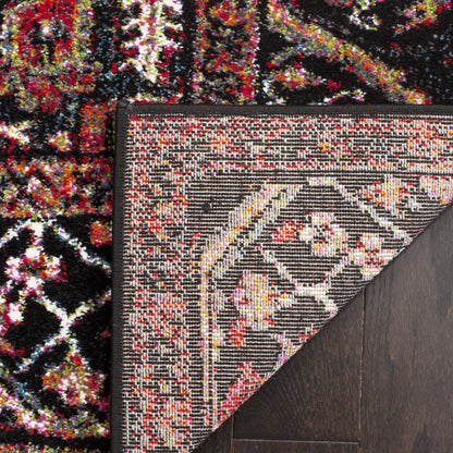 SAFAVIEH Vintage Hamadan Collection Area Rug - 9' x 12', Red & Multi, Oriental Traditional Persian Design, Non-Shedding & Easy Care, Ideal for High Traffic Areas in Living Room, Bedroom (VTH215A)