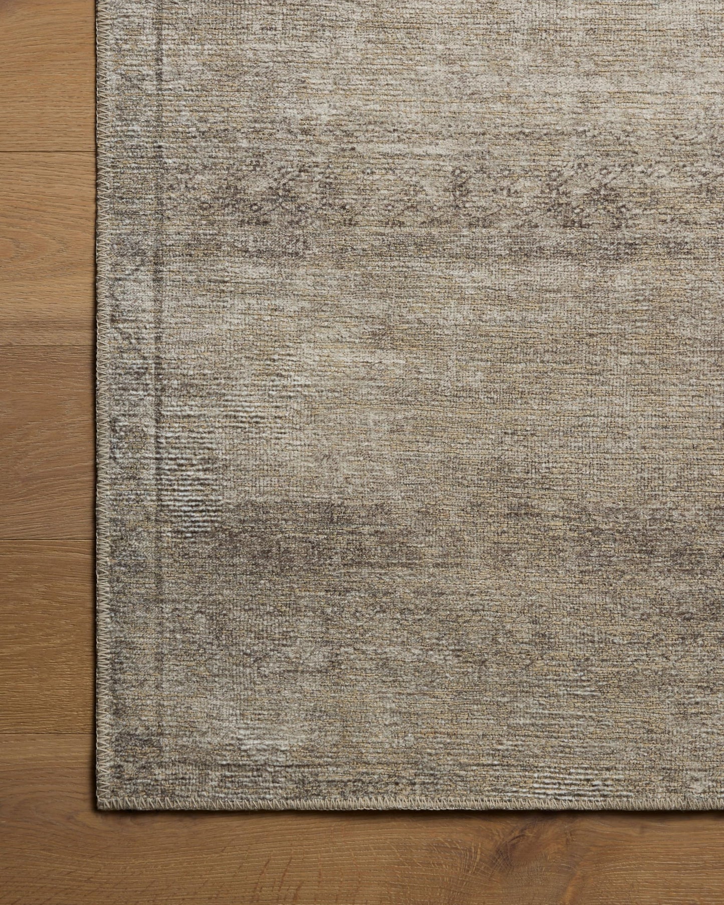 Loloi Amber Lewis Cambria Collection CBR-01 Ash/Bark 10'-0" x 14'-0" Area Rug Jute, Neutral, Vintage Style, Antique Tone, Living, Bedroom, Dining, Carpet
