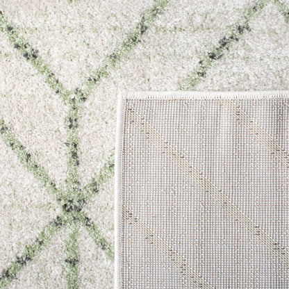 SAFAVIEH Adirondack Collection Area Rug - 10' x 14', Ivory & Sage, Modern Geometric Design, Non-Shedding & Easy Care, Ideal for High Traffic Areas in Living Room, Bedroom (ADR241W)