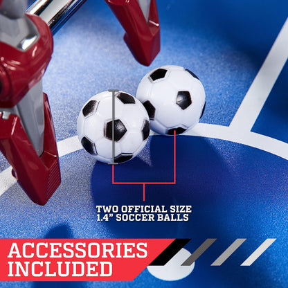 Hall of Games 56" Arcade Foosball Table, Black/Grey