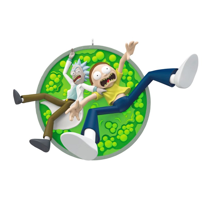 Hallmark Keepsake Christmas Ornament 2024, Rick and Morty "The Vat of Acid", Cartoon Gifts