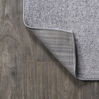 JONATHAN Y Haze Solid Low-Pile Gray Indoor Area Rug 10x14, Coastal,Bohemian,Minimalist,Classic, Easy-Cleaning for Living Room,Bedroom,Kitchen,Pet Friendly,Non-Shedding (SEU100A-14)