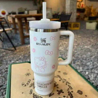 Hot Pink Stanley Quencher H2.0 Tumbler – 40 oz Travel Cup