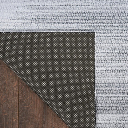 Nourison Vintage Home Abstract Grey Area Rug 2'2" x 7'6", Easy-Cleaning, Non-Shedding for Bedroom, Living Room