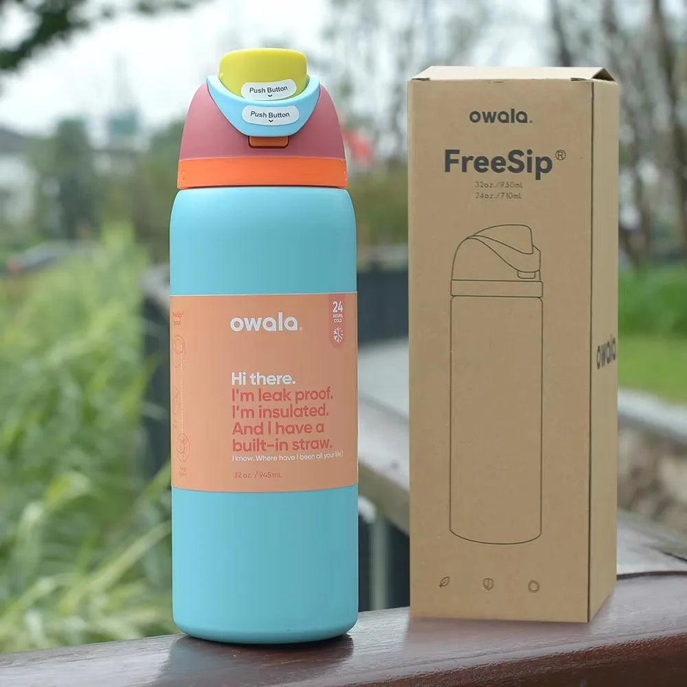 Owala 24Oz/32 Oz Insulated Stainless Steel Water Bottle